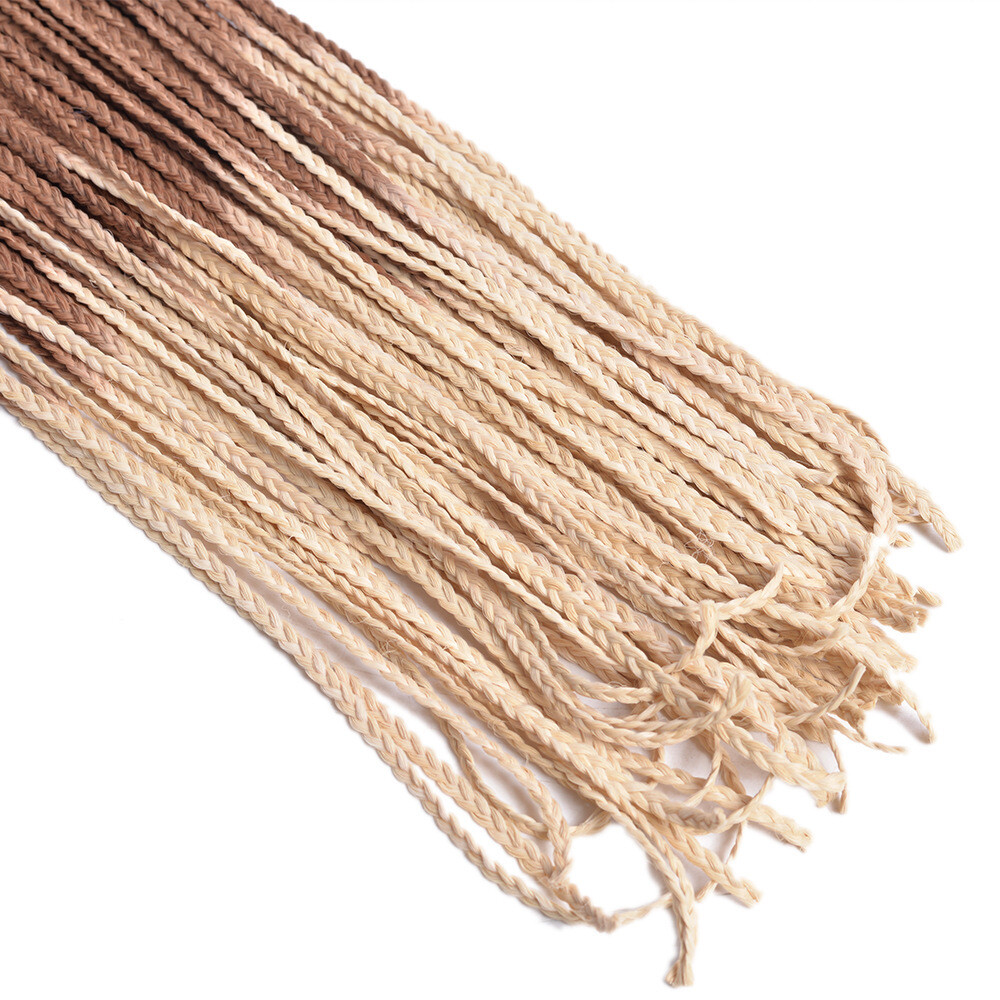 28″ Ombre Micro Box Braids Thin Twist Crochet Braids Hair Extensions Synthetic
