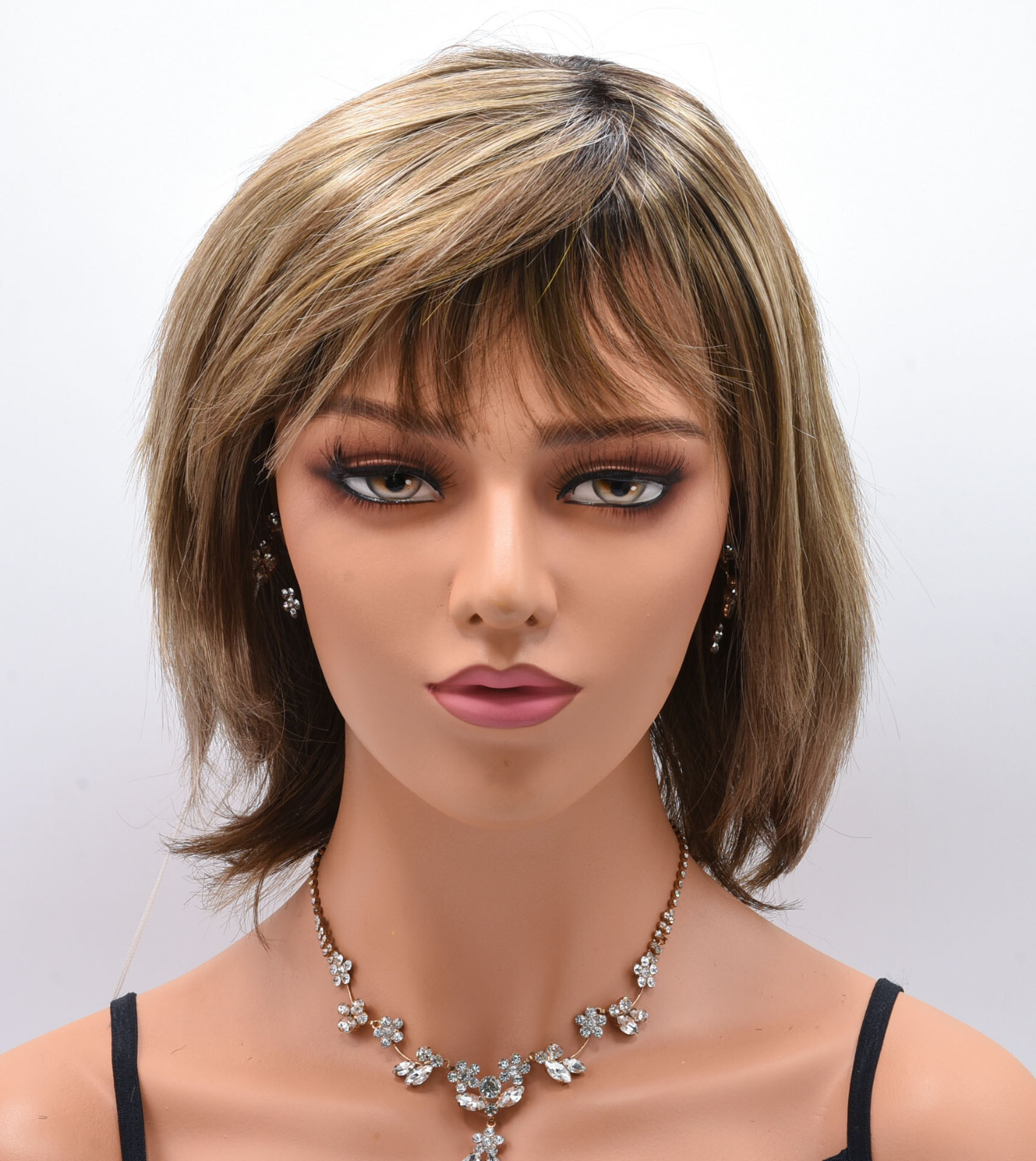 JASMINE Wig by ENVY, Toasted Sesame, Mono Top *CLEARANCE!* Bob with bangs
