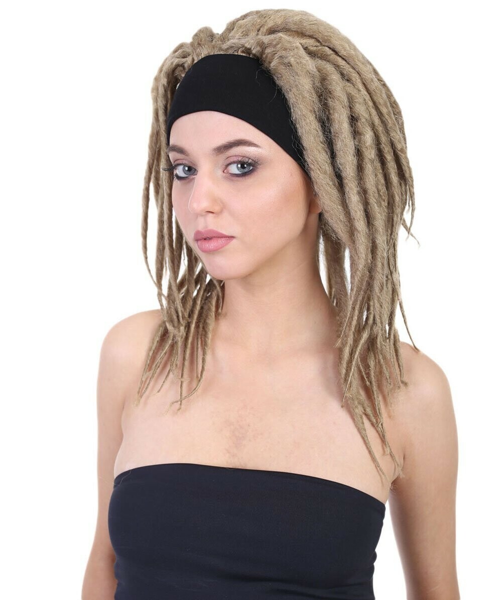 Adult Women’s Deluxe Brown Dreadlocks Wig,HW-1522A