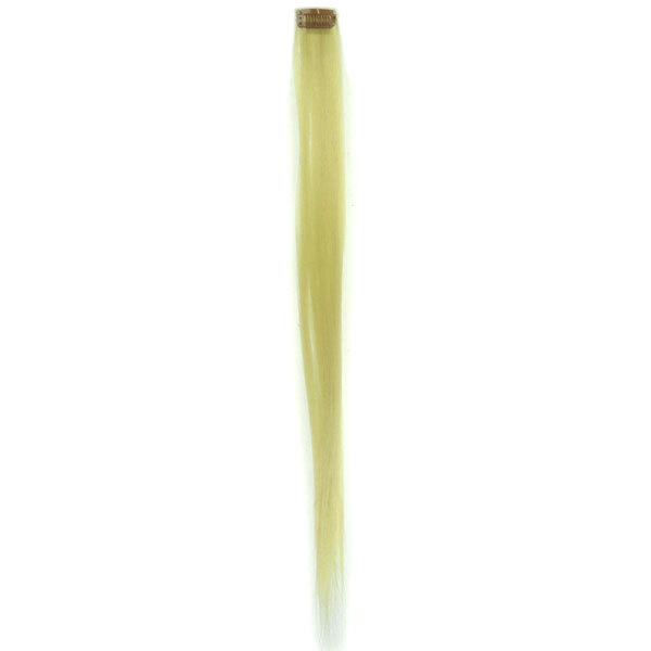 3 Assorted 20″ Long Color Synthetic Hair Extension Clip Party Cosplay