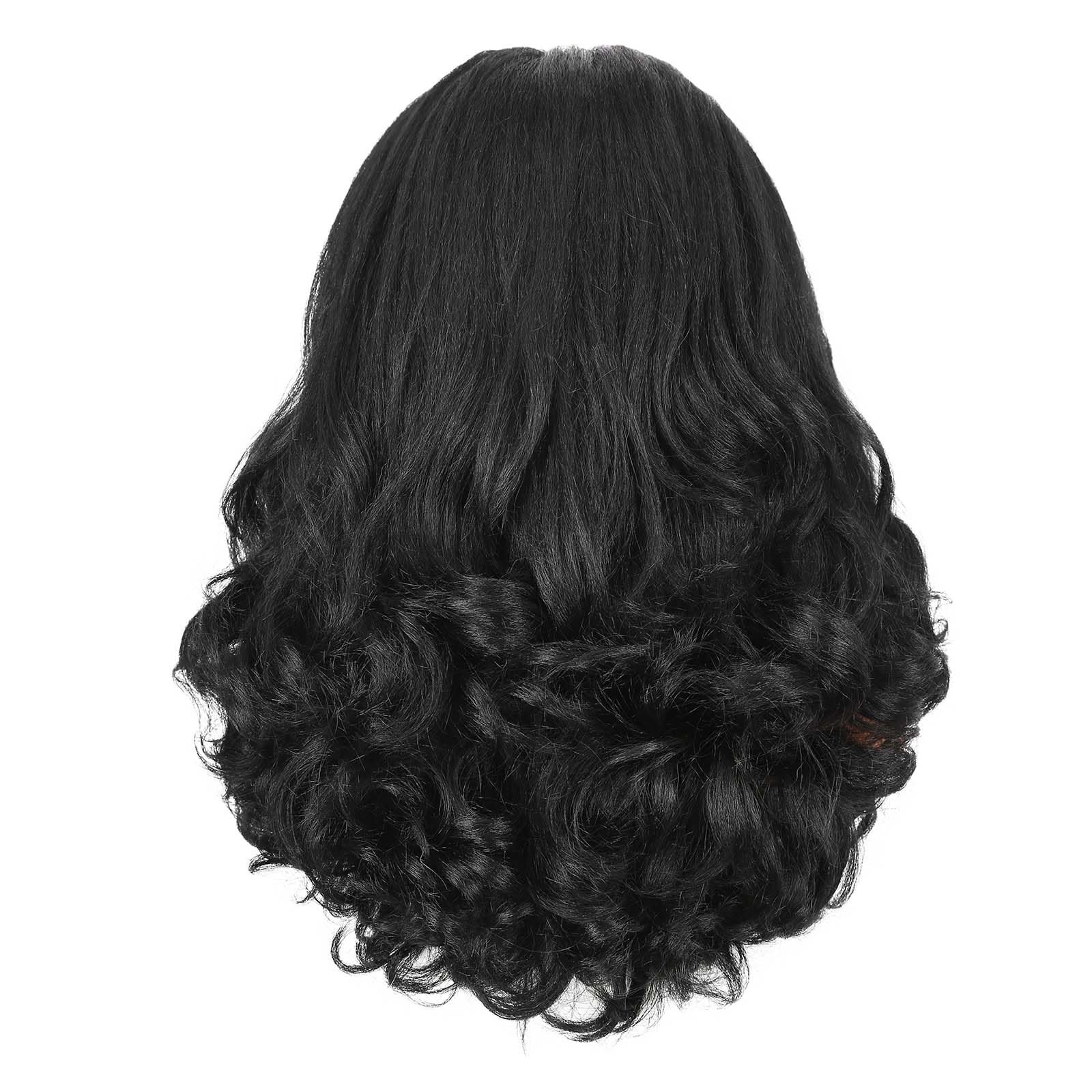 Yaki Curly Headband Wigs for Black – Kinky Straight Black Headband Curly Ends…
