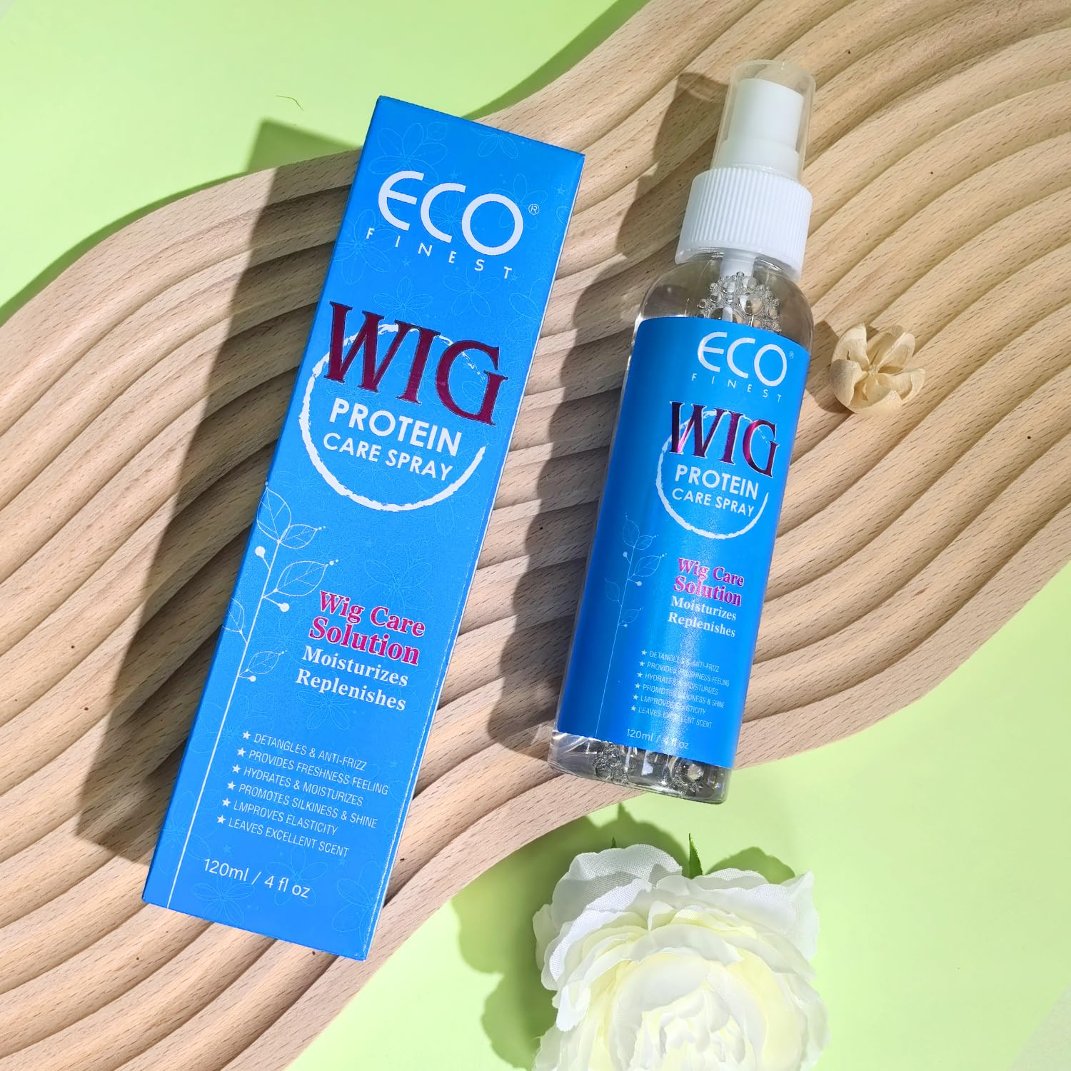 Wig Hair Care Spray for Synthetic and Natural Hair Wigs, Smooth and Anti-Frizz,