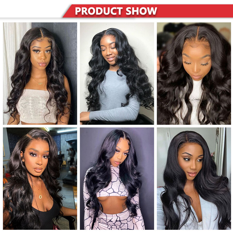T Middle Part Lace Closure Brazilian 7A Virgin Human Hair Extensions Weft 8″-18″