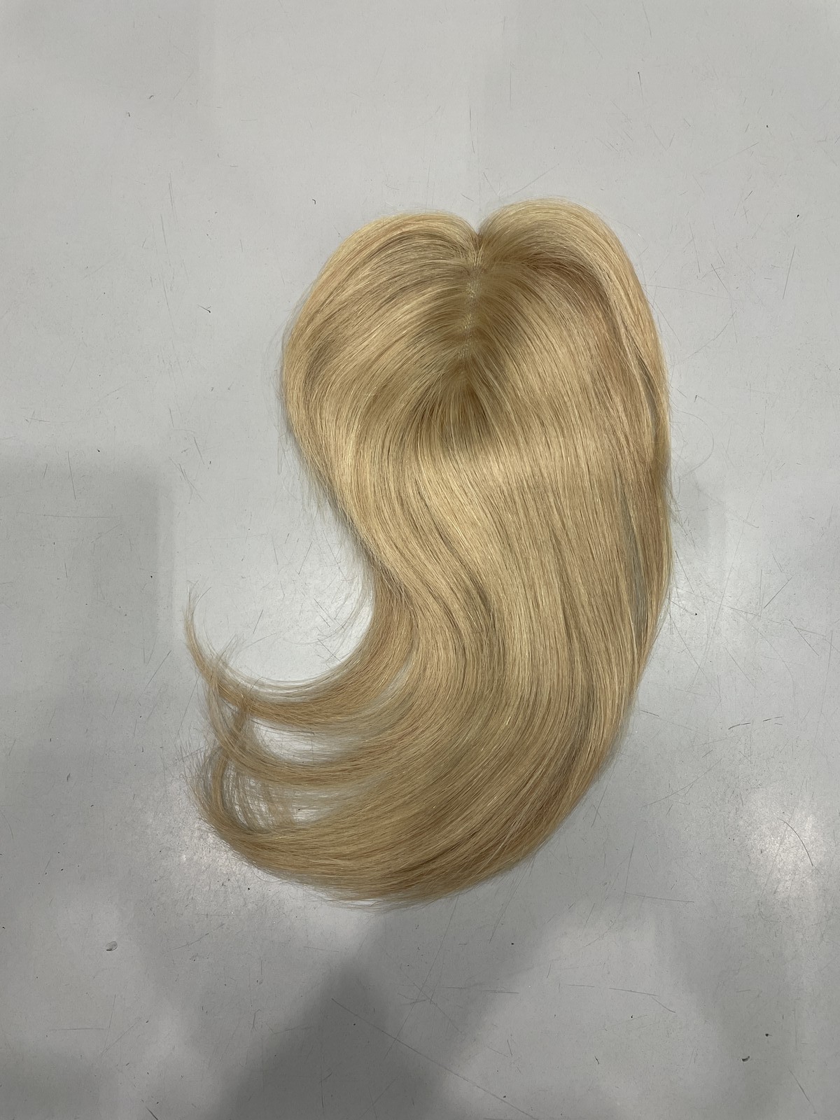 UDU P16/613# Human Hair Blend V-Shape Topper For Women With Thinning Hair