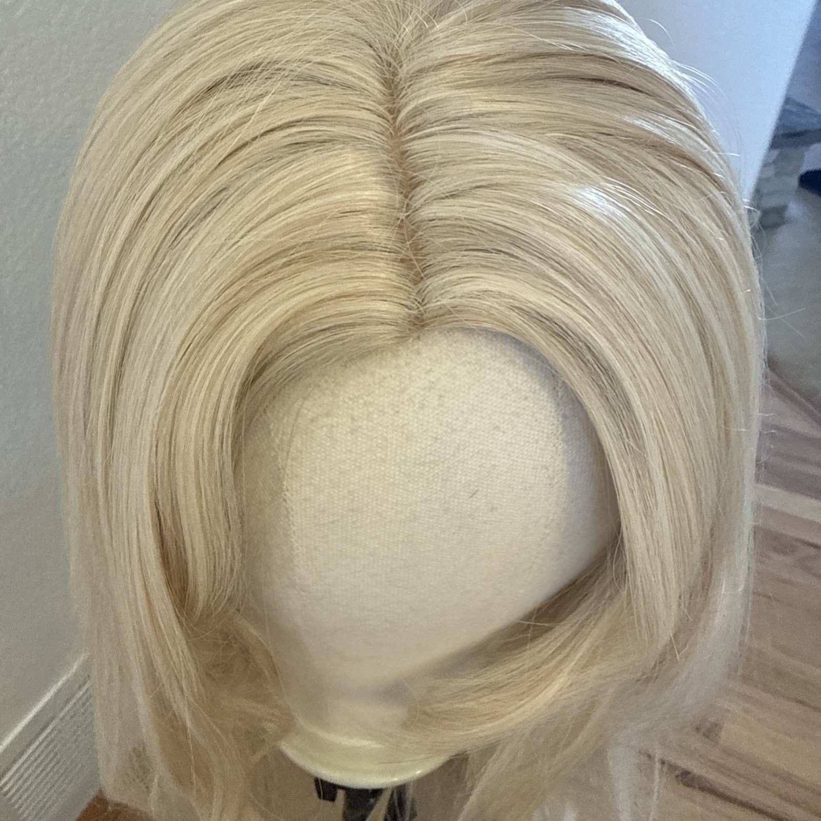 New 400 Lace Cap So Soft Feels Real 28” 613 Blonde Lace Cap Curtain Bangs 400