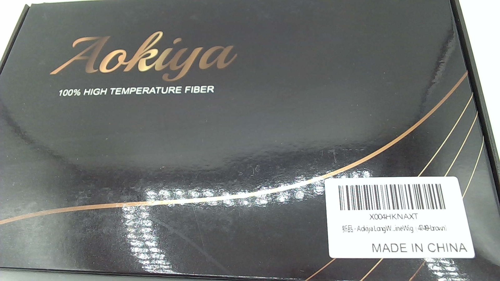 21.65in Black High Temperature Fiber Hair Wigs With Bangs For Women 100% Density