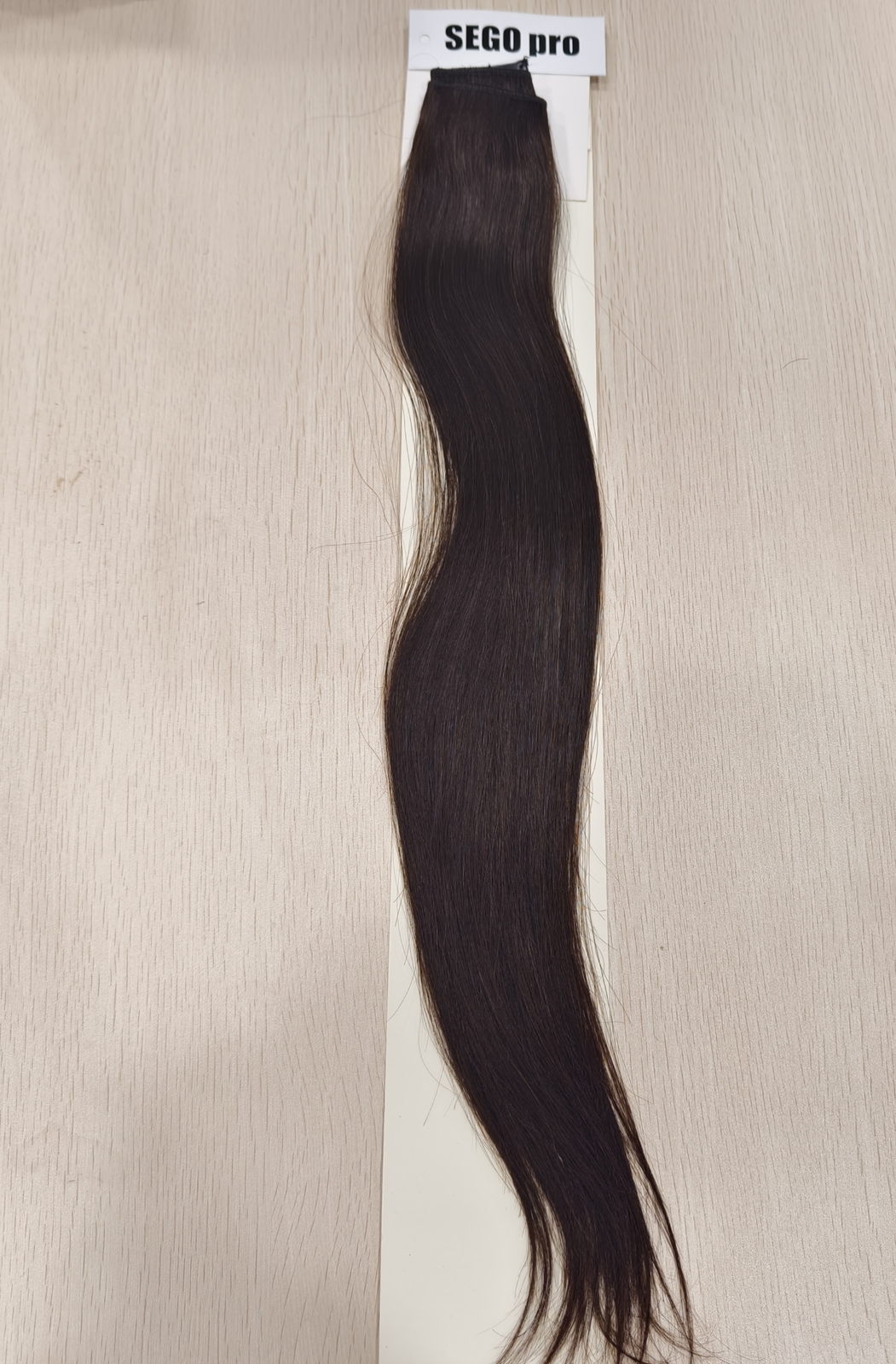 SEGO Pro One Piece Five Straight Clip in Human Hair Extensions 16inch 45G