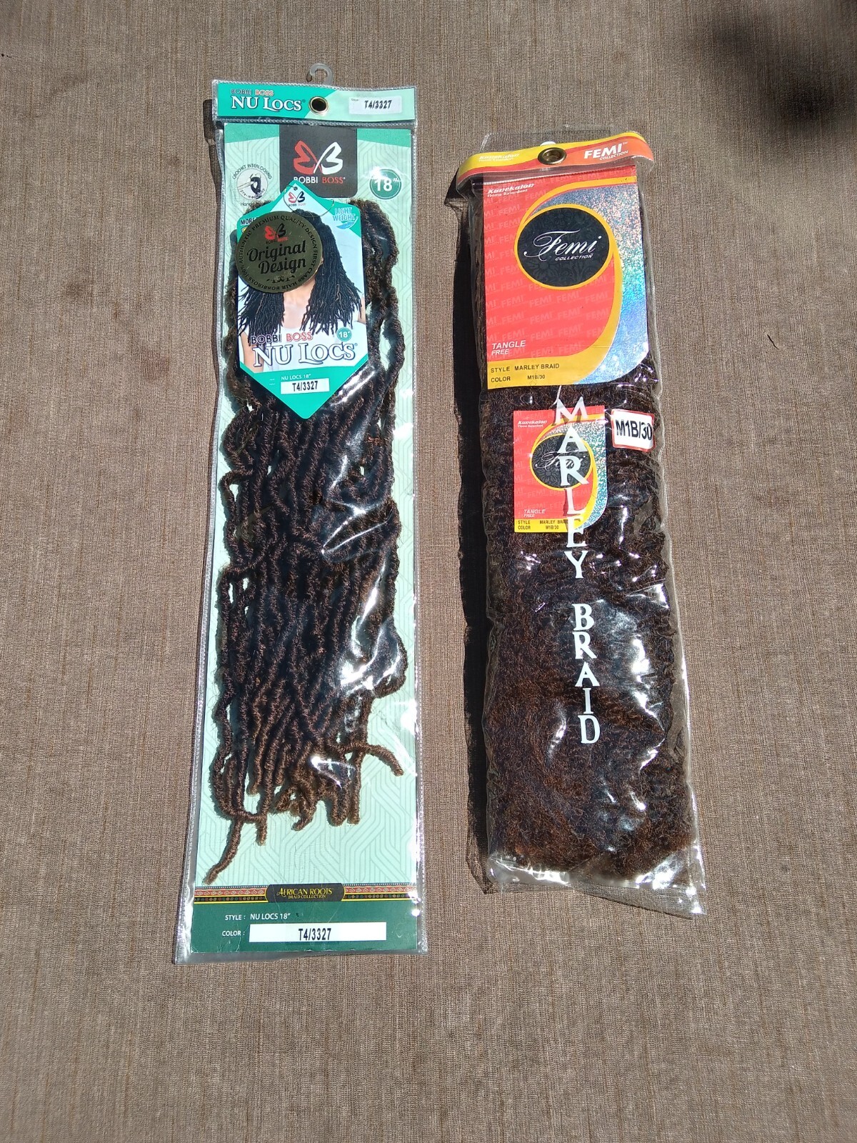NU LOCS 18″ Bobbi Boss PreLoop Faux Locs& Femi Collection KaneKalon Marley Braid