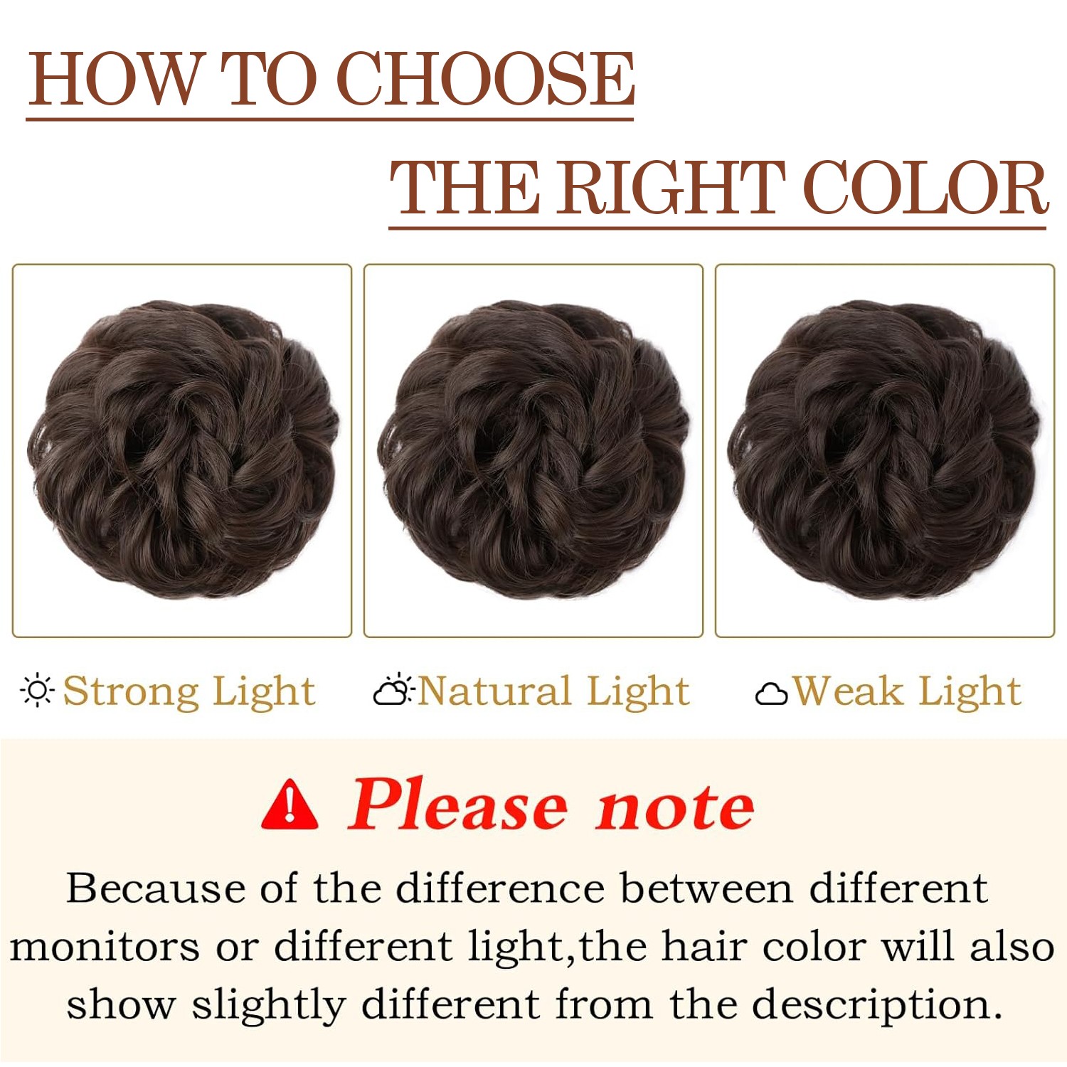 Natural Thick Curly Messy Bun Hair Piece Scrunchie Hair Extensions Real AS human