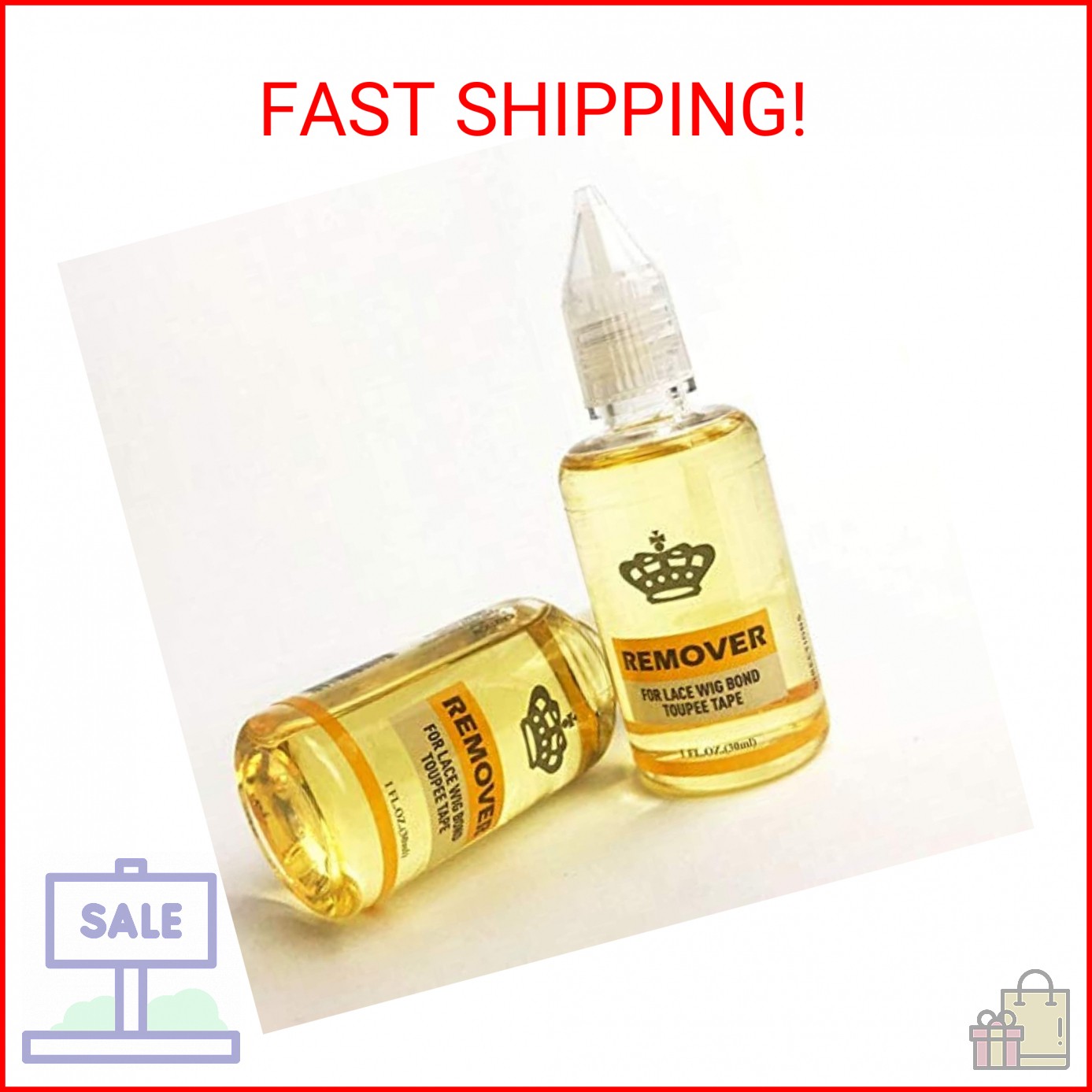 Fast Acting Remover for Tape-in Hair Extensions, Wig Glue, and Double-Sided Exte