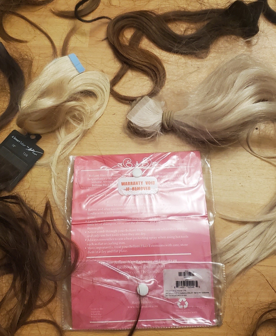Bellami BELLISSIMA 22″ hair extension PLUS numerous hair extensions and natural