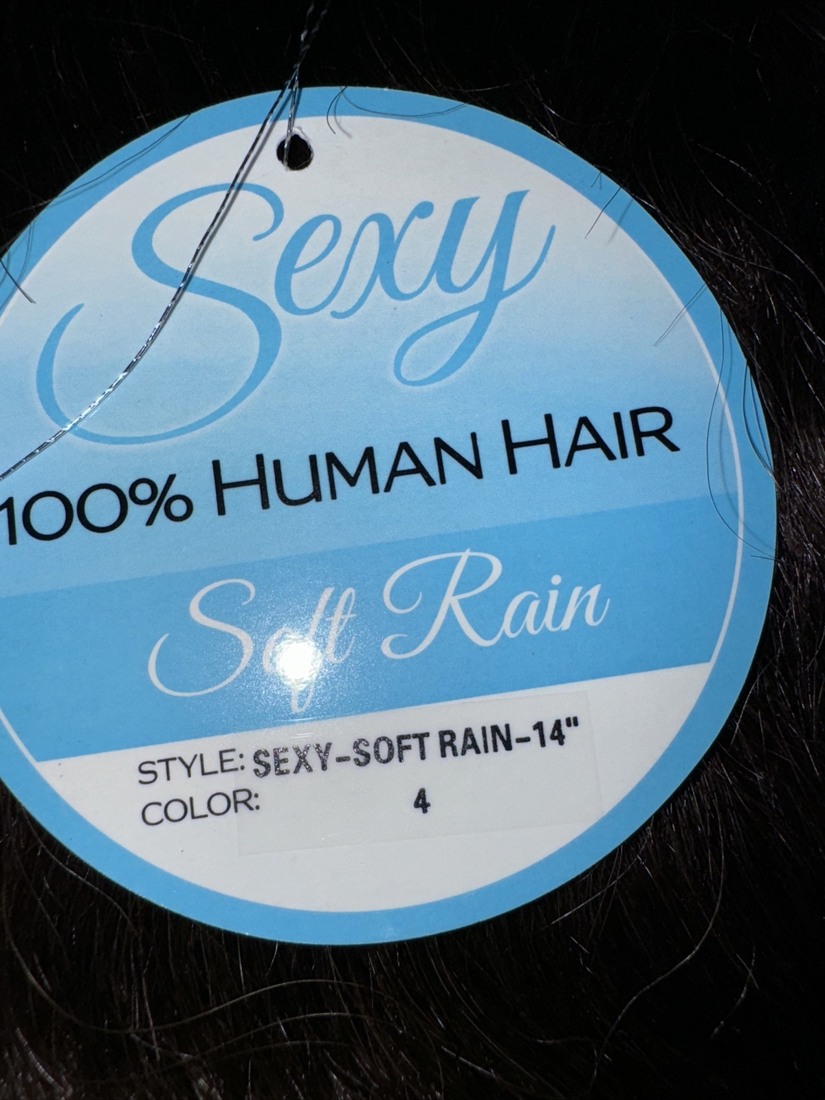 Sexy Soft Rain 100% Human Hair 14” WEFT COLOR 4