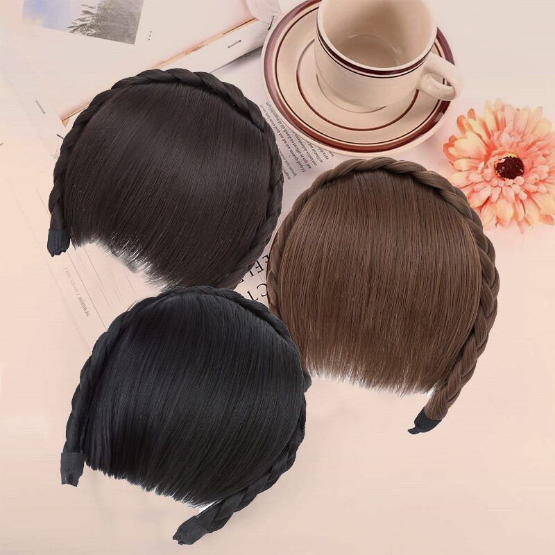 Braid Headband Instant Secret Hair Bangs With Headband Braid Hair French Fringe