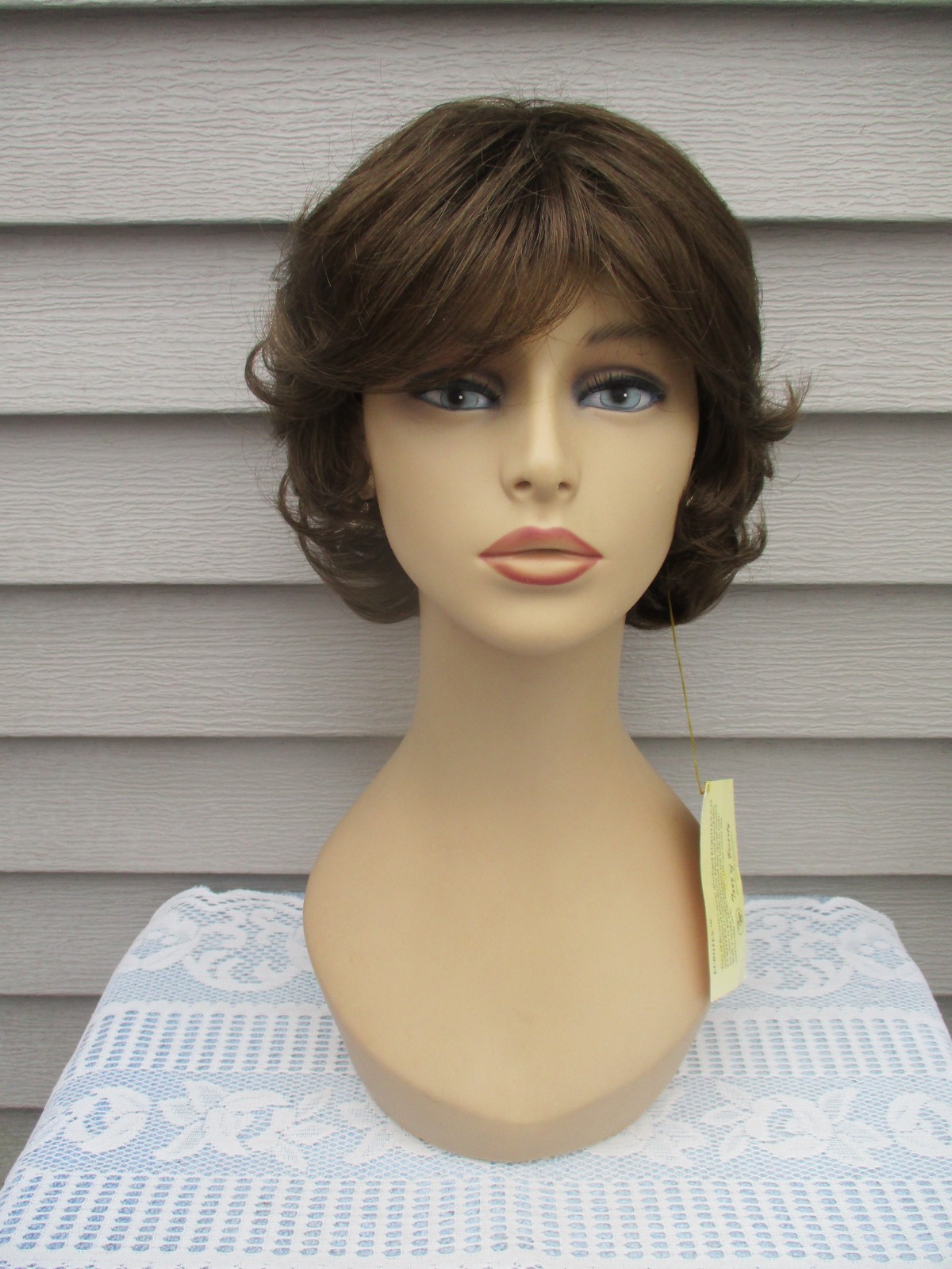 Tony of Beverly Wig JUDY Color #8 BROWN Elura Blend Synthetic Short Style UNWORN