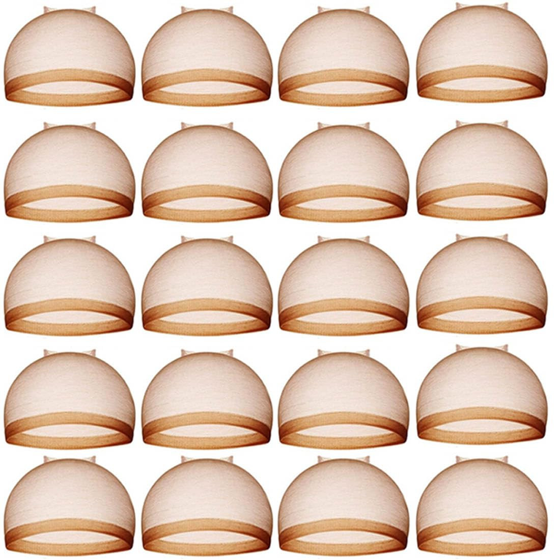 10 Pcs Transparent HD Wig Cap, Thin Nylon Cap for Women, Suitable for Parties, W