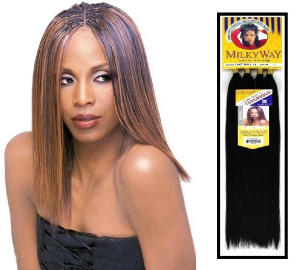 Milky Way Yaky 100% Human Bulk Braiding Hair #30
