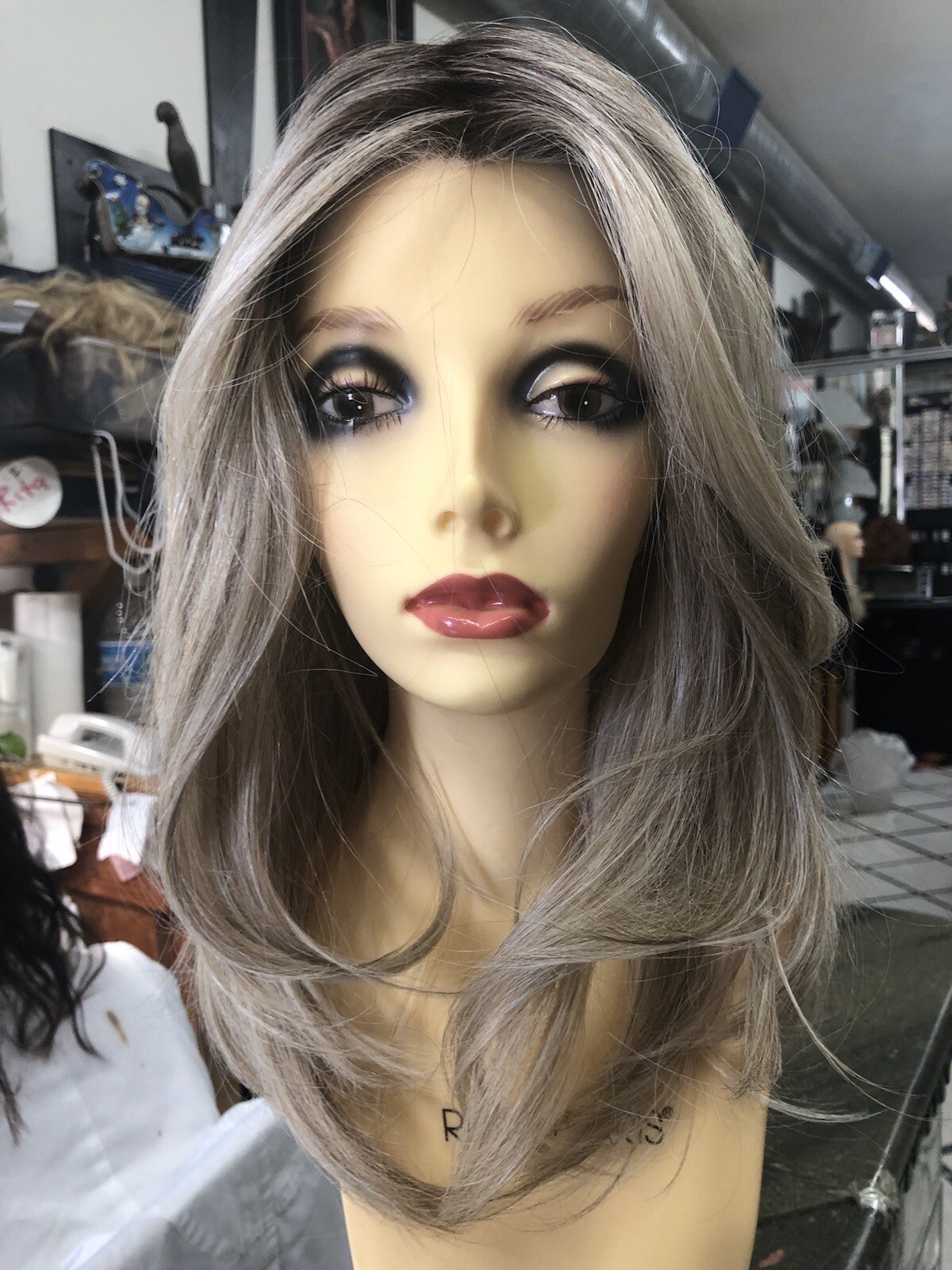 NICE MOVE Raquel Welch Wig RL19/23SShadedBiscuit HeatOK LaceFt MonoPart 5STARS