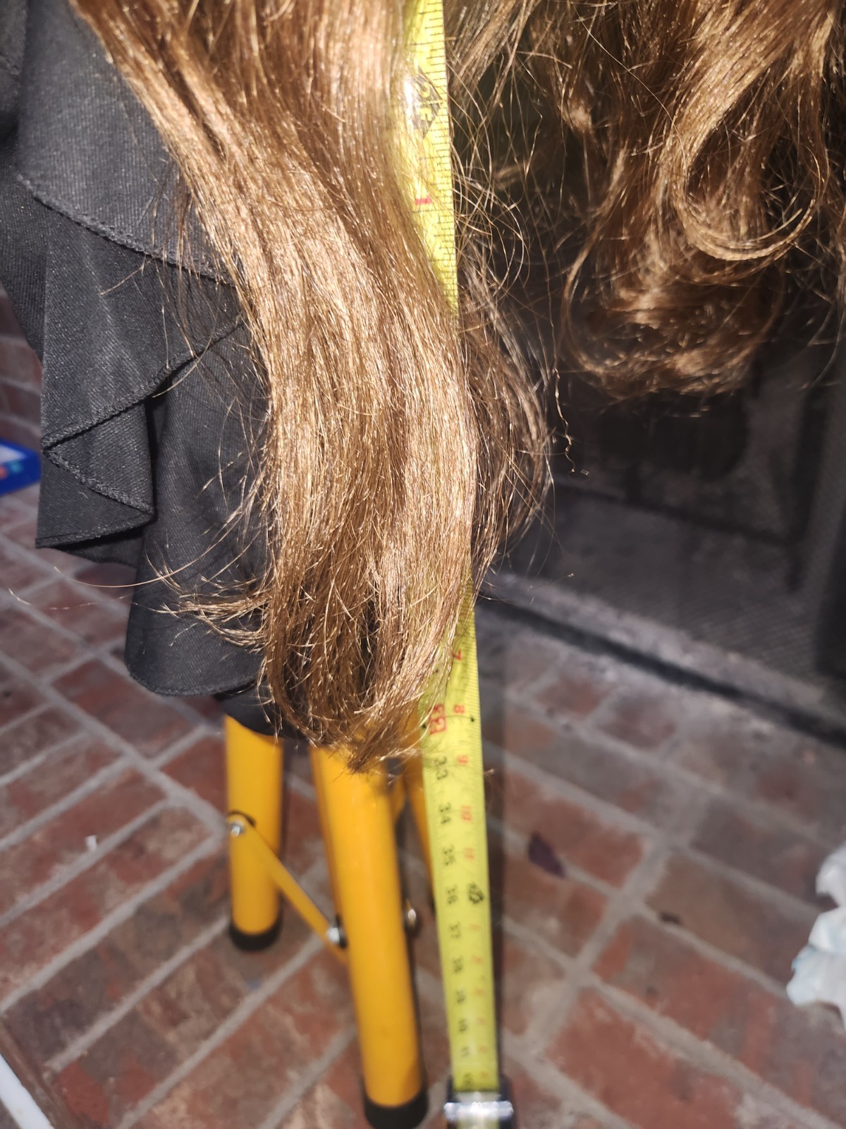 Pre-everything Long Wavy Wig Light Brown/Auburn with Bangs Natural Look Women