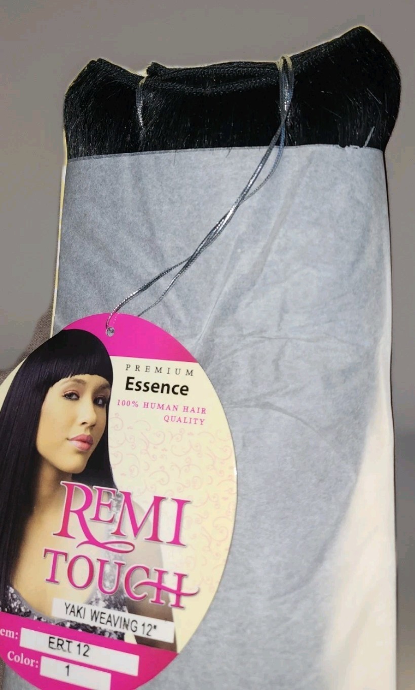 Remi Touch Yaki Weave Human Hair Quality 10” 12” 14” Straight Colors 1 1B 613