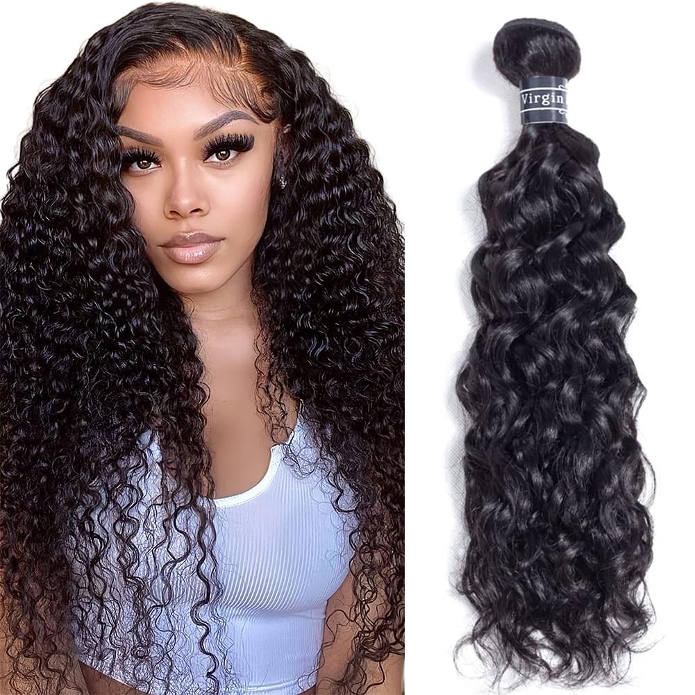 Amella Wet And Wavy Human Hair 1 Bundle 20 Inches 100 Unprocessed Brazilian