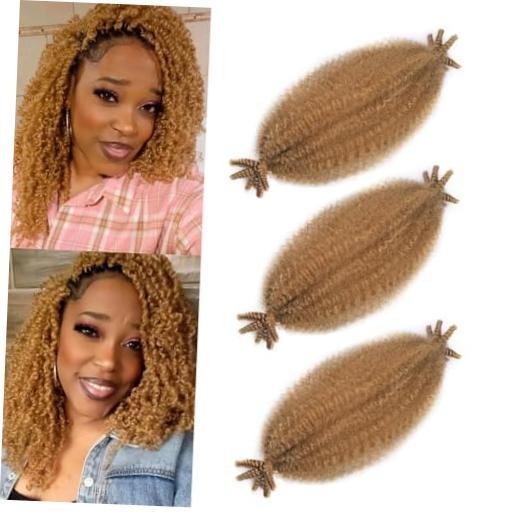 Synthetic Curly Crochet Hair for Black Women Marley 12 Inch (Pack of 3) #27