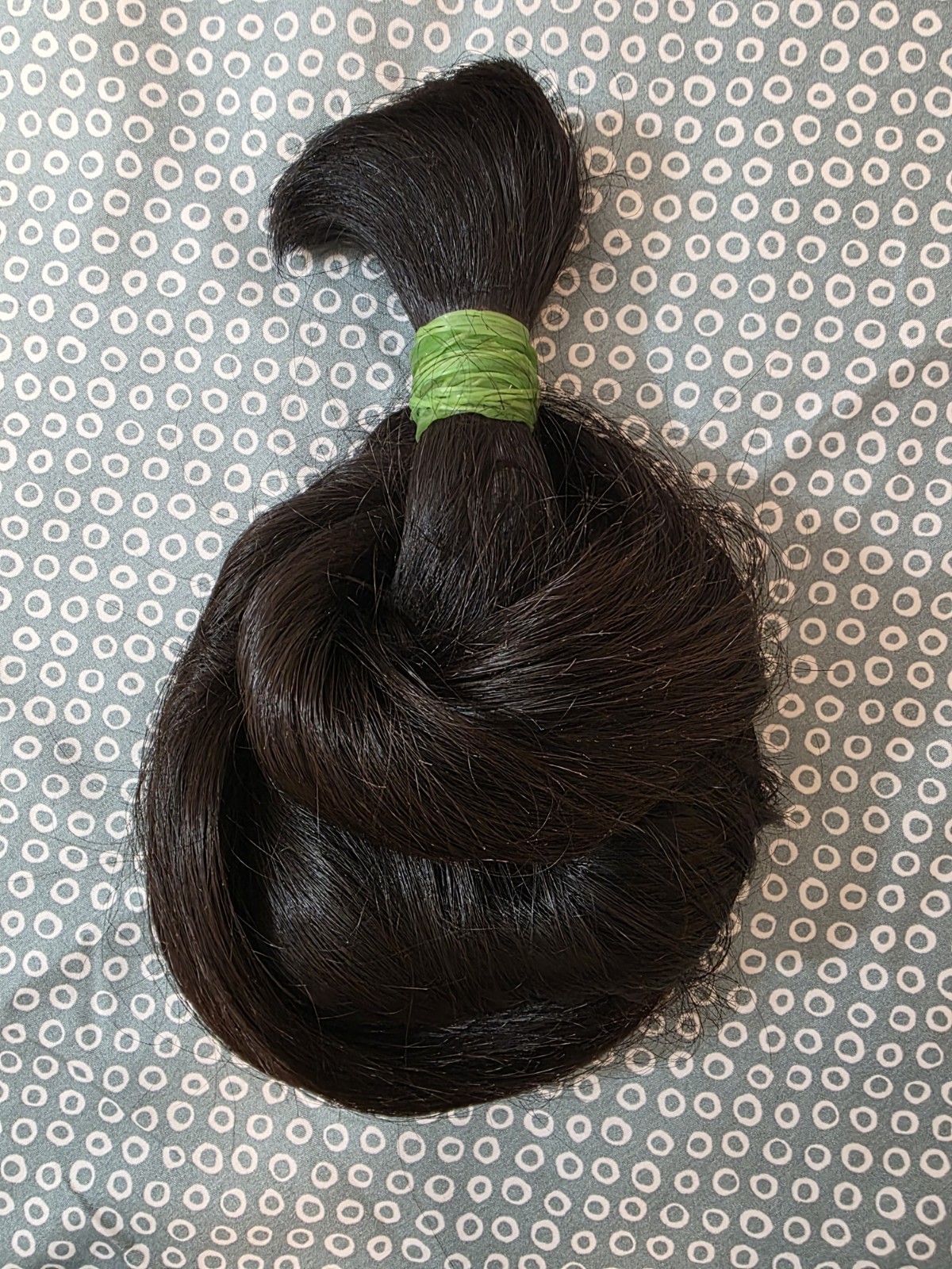 Black Human Hair Ponytail Straight Soft 42 inches 249.2g 1pc