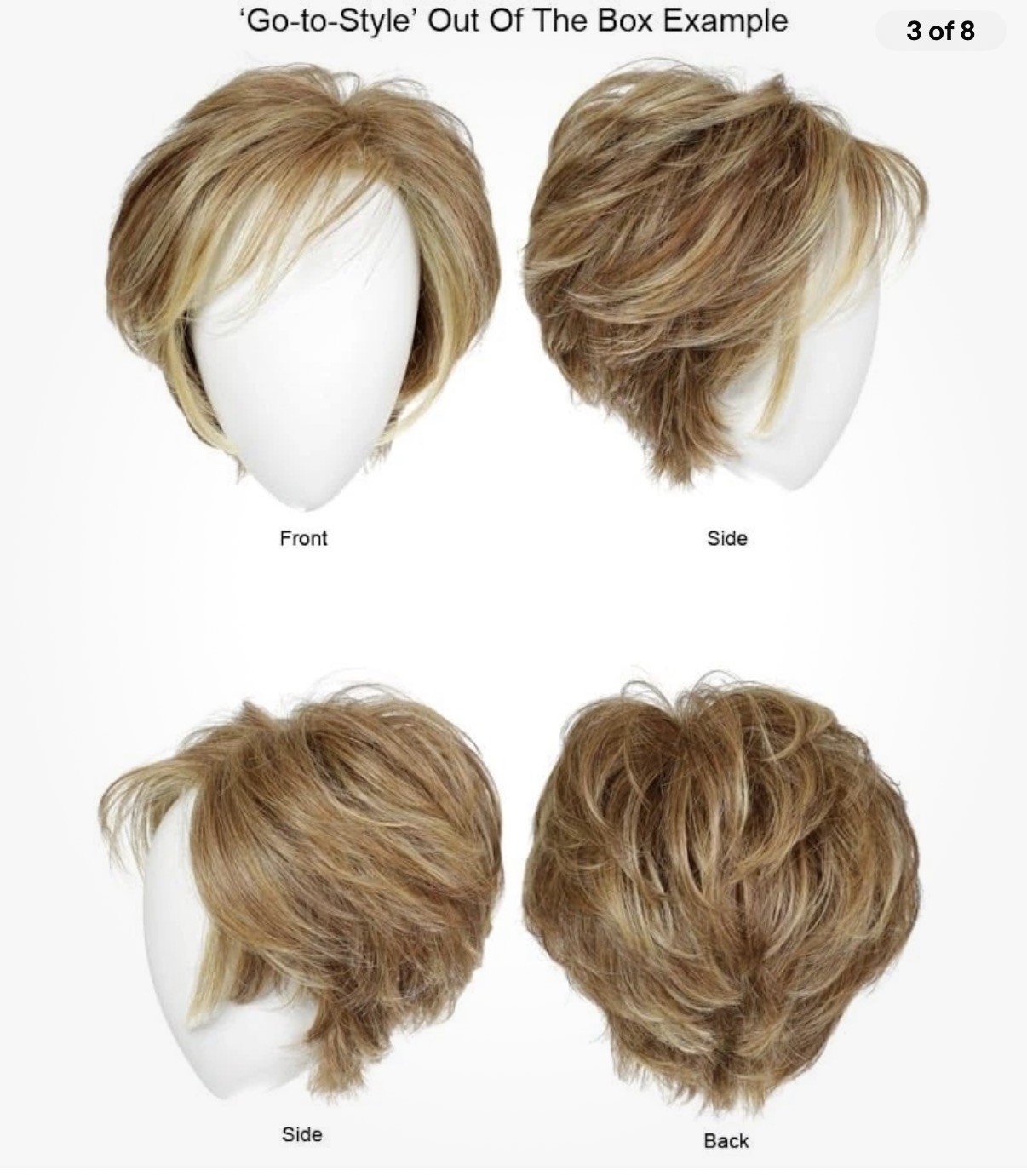 Go To Style | Raquel Welch Wigs | Lace Front Monopart RL19/23 Biscuit