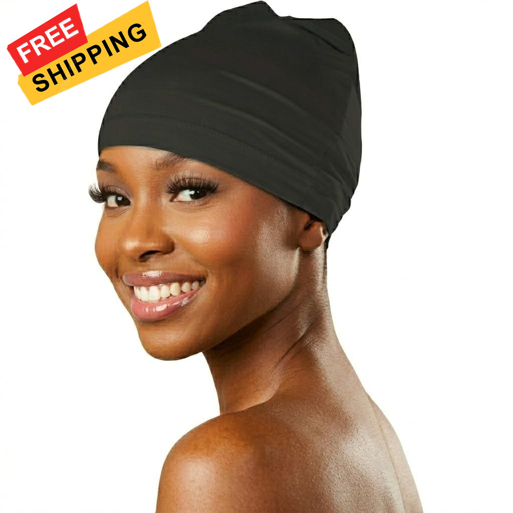 Donna Collection Spandex Women’s Cap One Size, Black