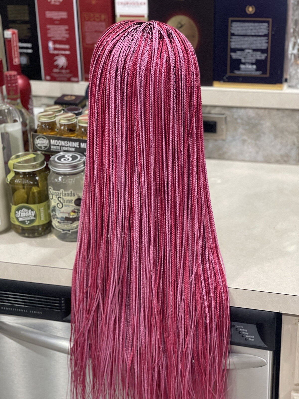 Micro Box Braided Wig (READY TO SHIP)