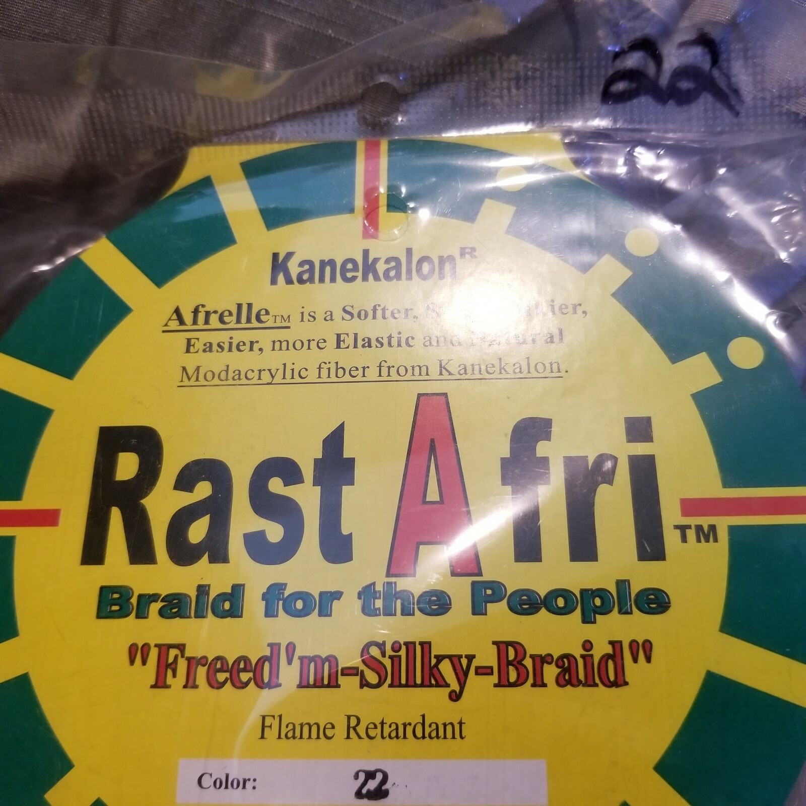 Rast A Fri color 22 Afrelle Braid For The People Kanekalon Flame Retardant