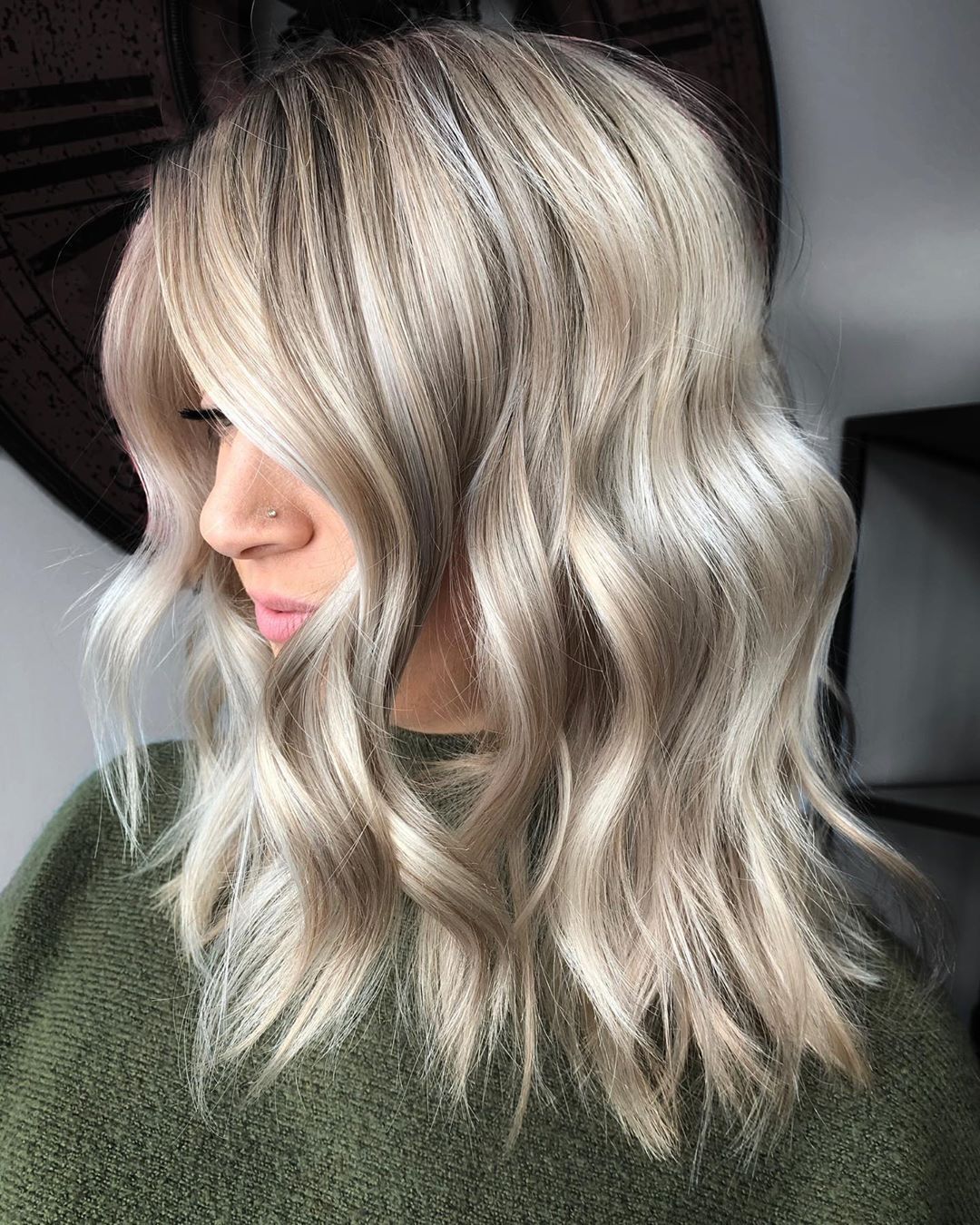 Light Ash Blonde Wigs Real Remy Human Hair 13×4 Lace Front Wigs 150% Density