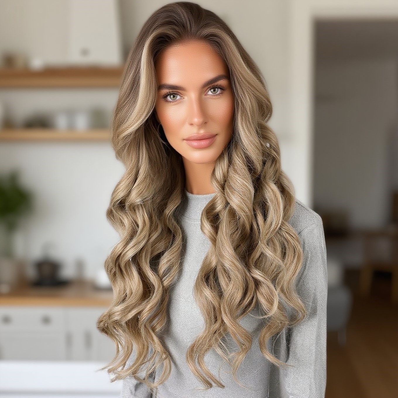 Ombre Blonde Body Wavy13x4 Lace Front Wigs 100% Human Hair Wigs for Daily Wear