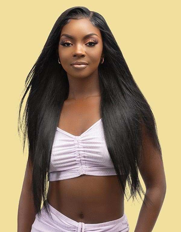 Janet Collection 100% Natural Virgin Remy Hair Melt Butter NATURAL STRAIGHT 3pcs