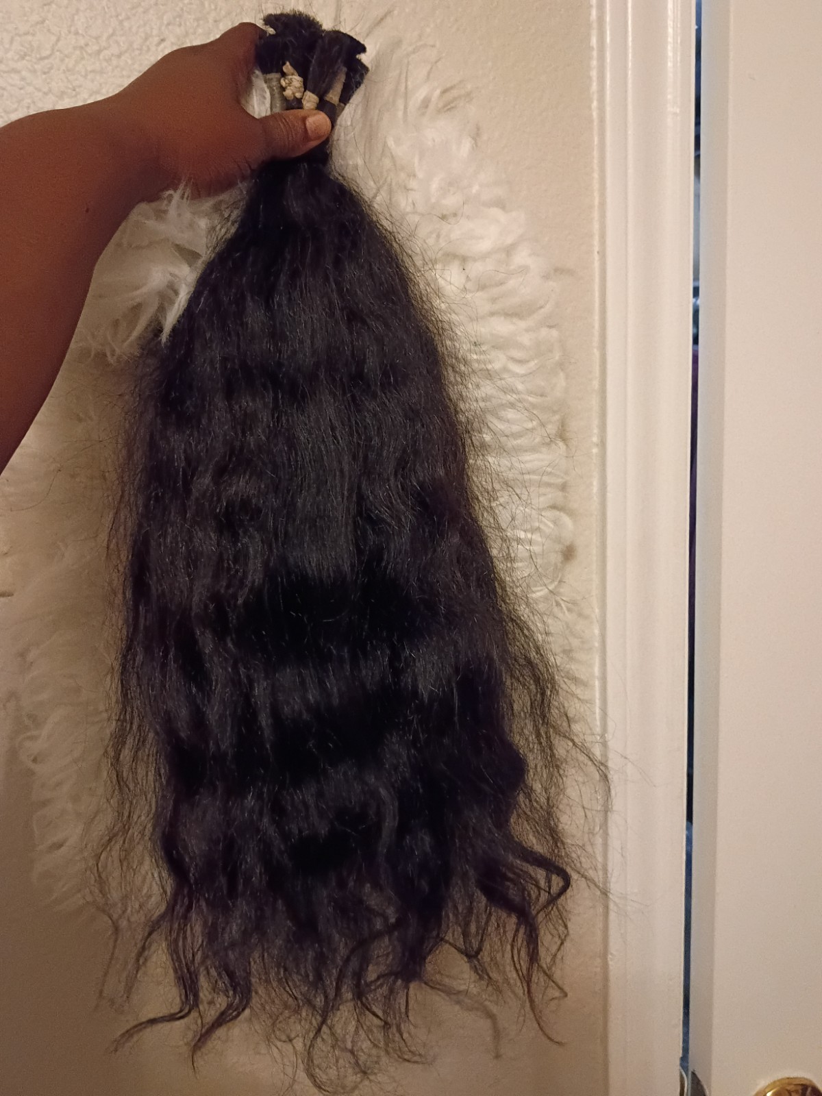 Black Human Hair Body Wave Weft Sew-In Hair Extension 21-30 in, Wavy