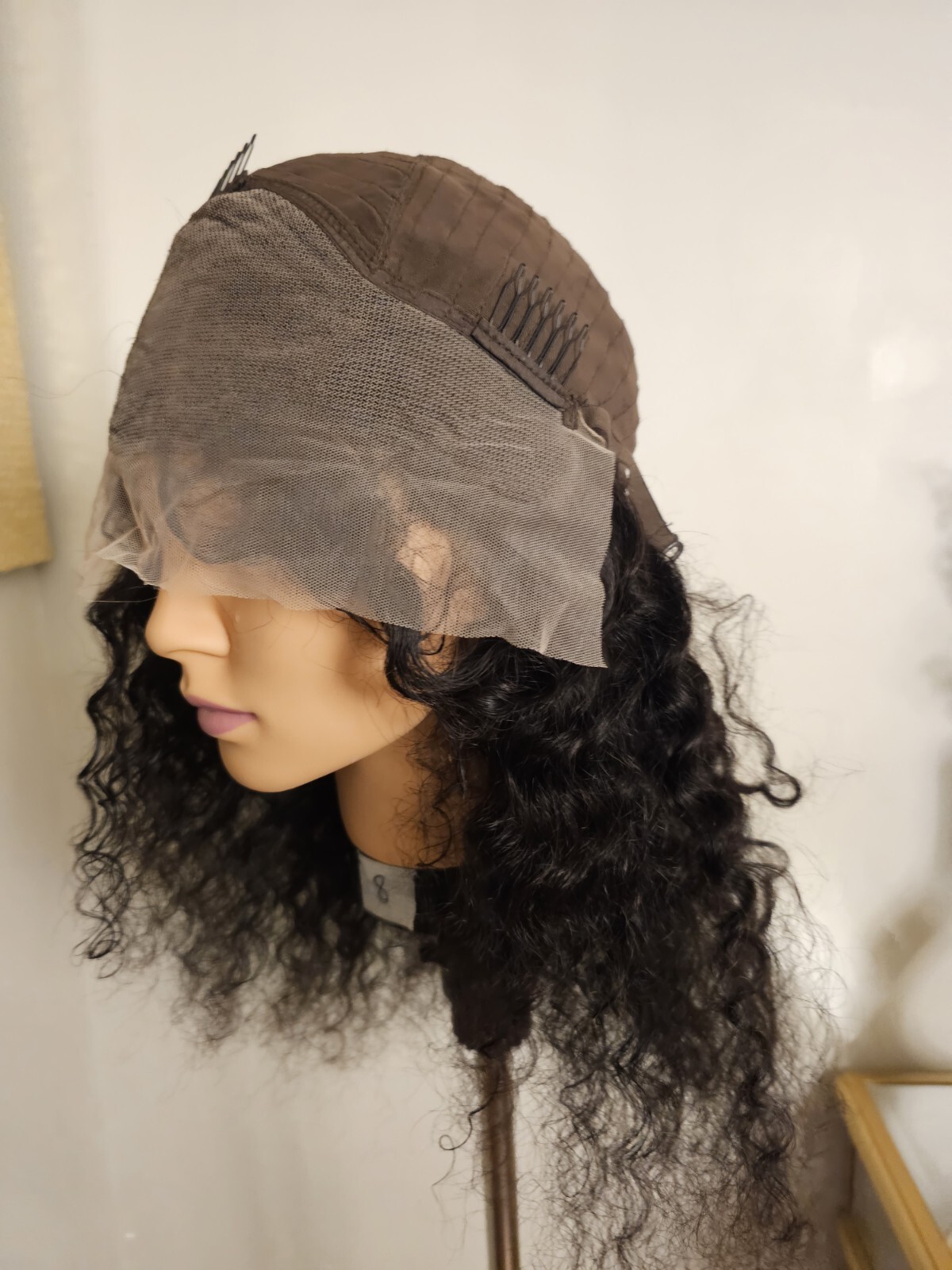 High Quality regular Top 18 to 20″ straight 100% Virgin Human Hair Lace Wig