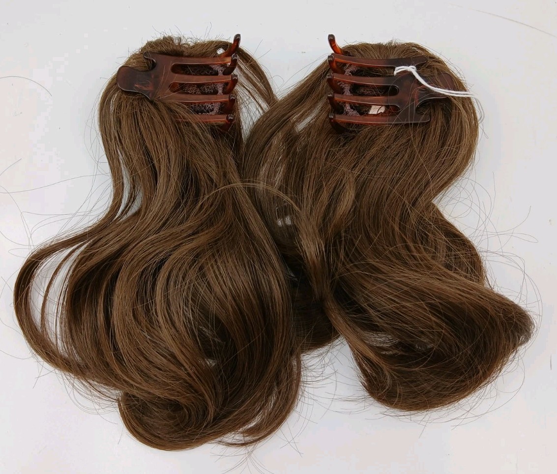 Toni Brattin Light Brown Twin Clip Fun Flip Clip On Hair Pieces