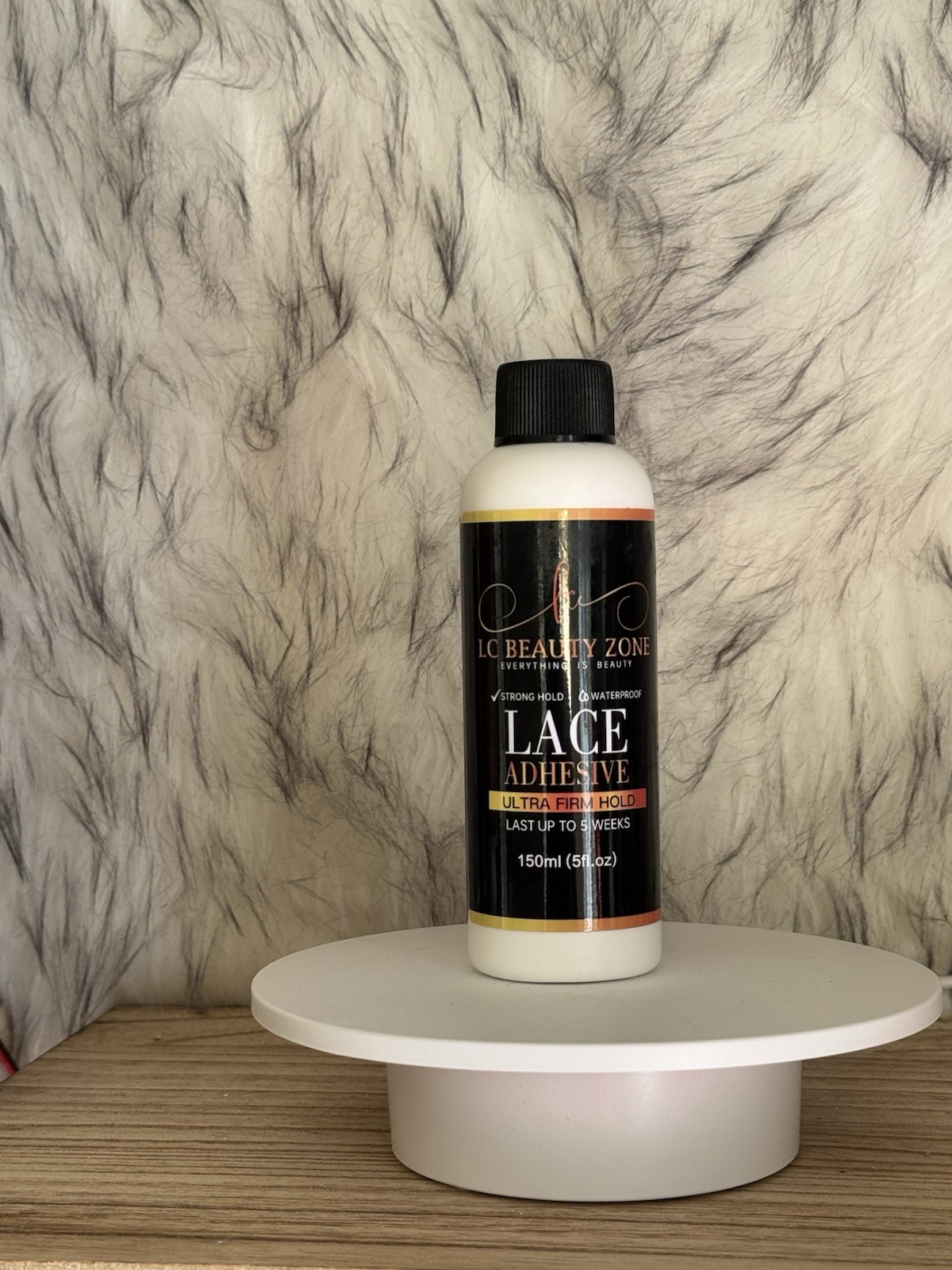 LC Beauty Zone Lace Adhesive Glue Ultra Firm Hold Ultra Strong Waterproof 150ml