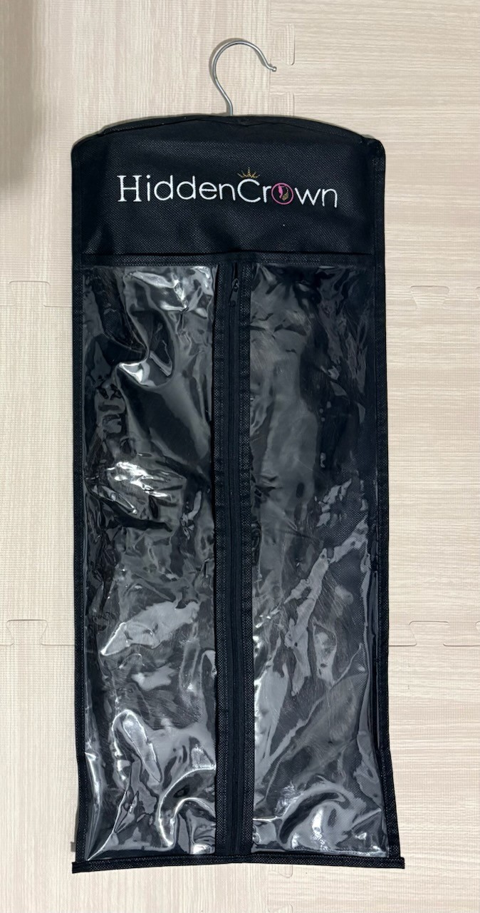 Hidden Crown Human Hair Extension Black 22in