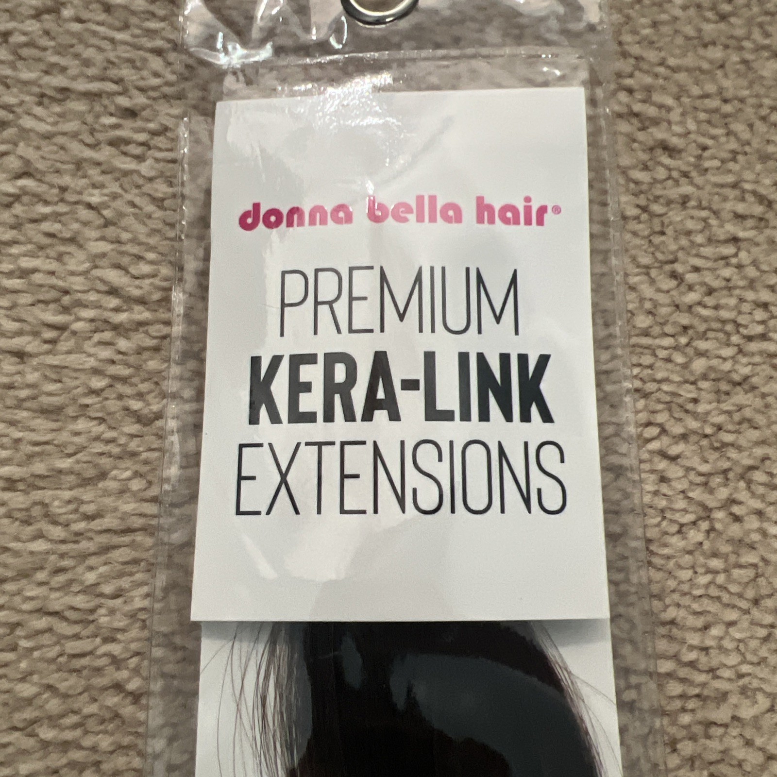 Donna Bella Premium Kera-link Extensions 22inch , Color 2/27A Ombré