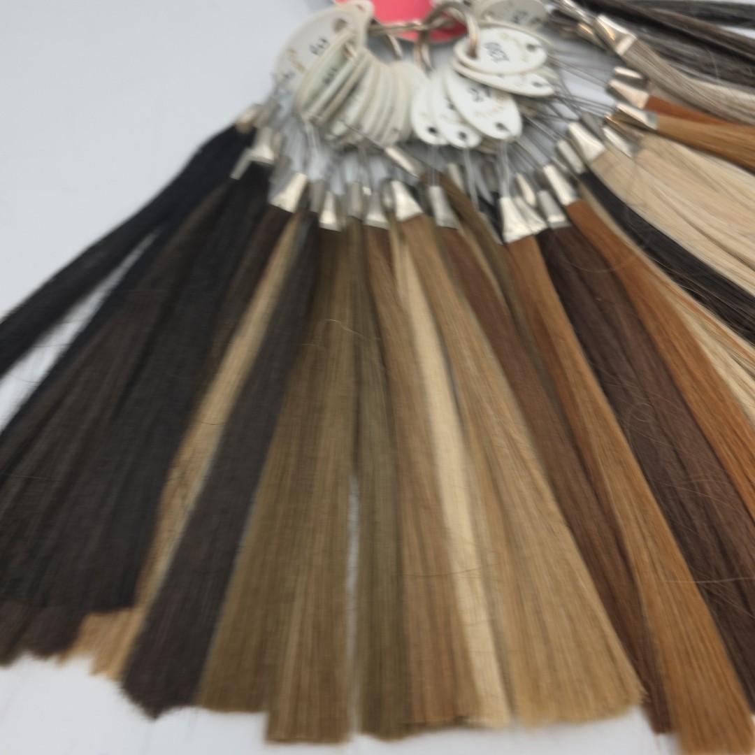 Vintage Hair Color Sample Swatch Chart Ring Wig Elura By Mosanto Acrylic Fiber
