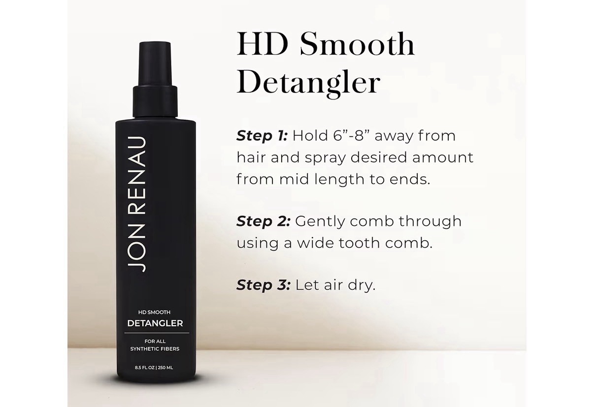 Jon Renau HD Smooth Detangler For All Synthetic Fibers 8.5 Fl Oz Fast Shipping￼