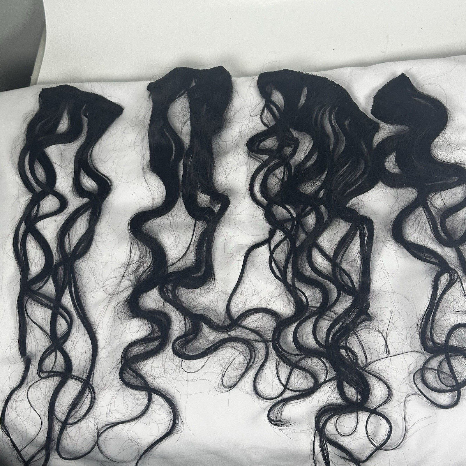 Ashine 100% Brazilian Human Hair Extensions-Black 18, 20, And 22 Inch Hair
