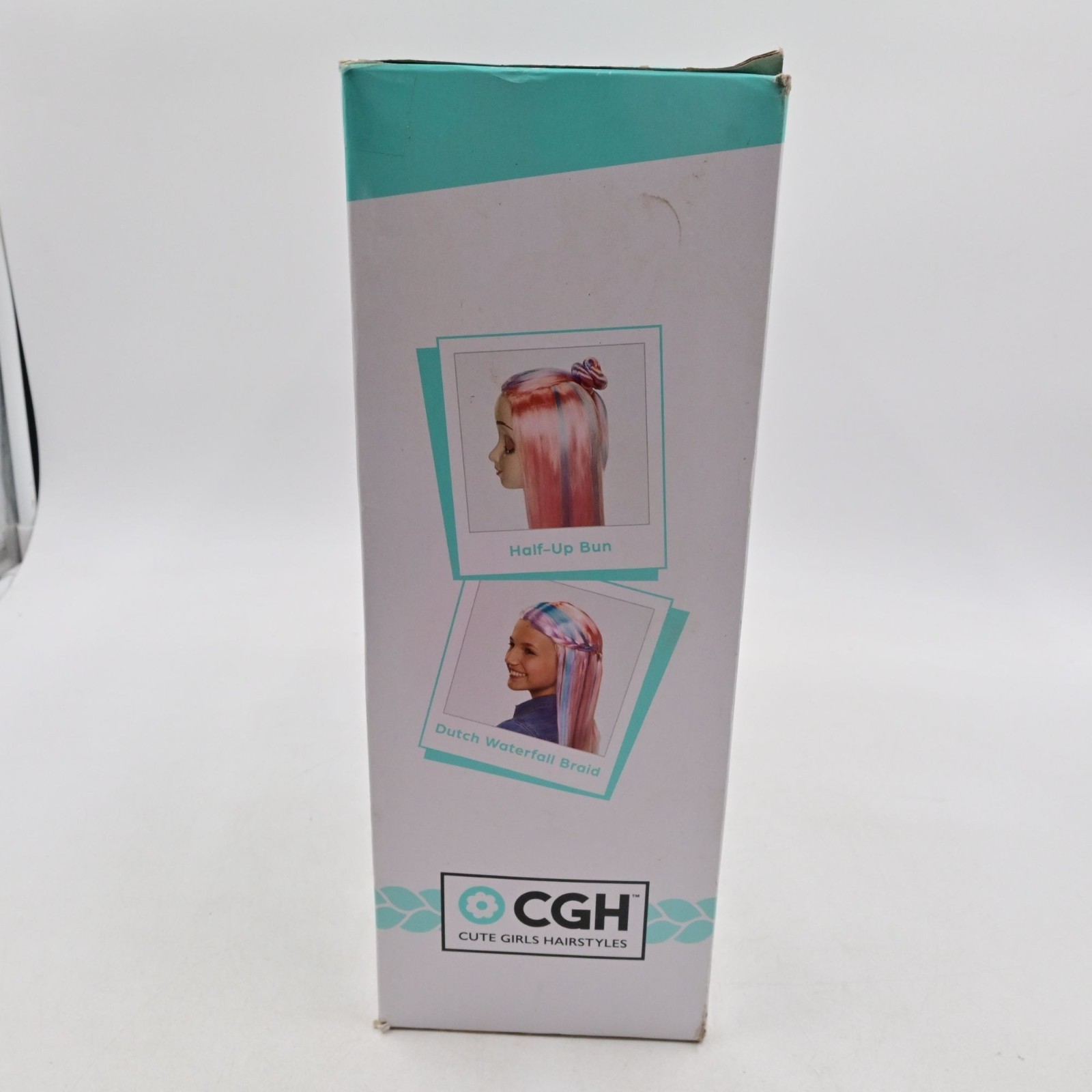 CGH Cute Girls Hairstyles Wig with Styling Head – Straight Multi-Color Hair