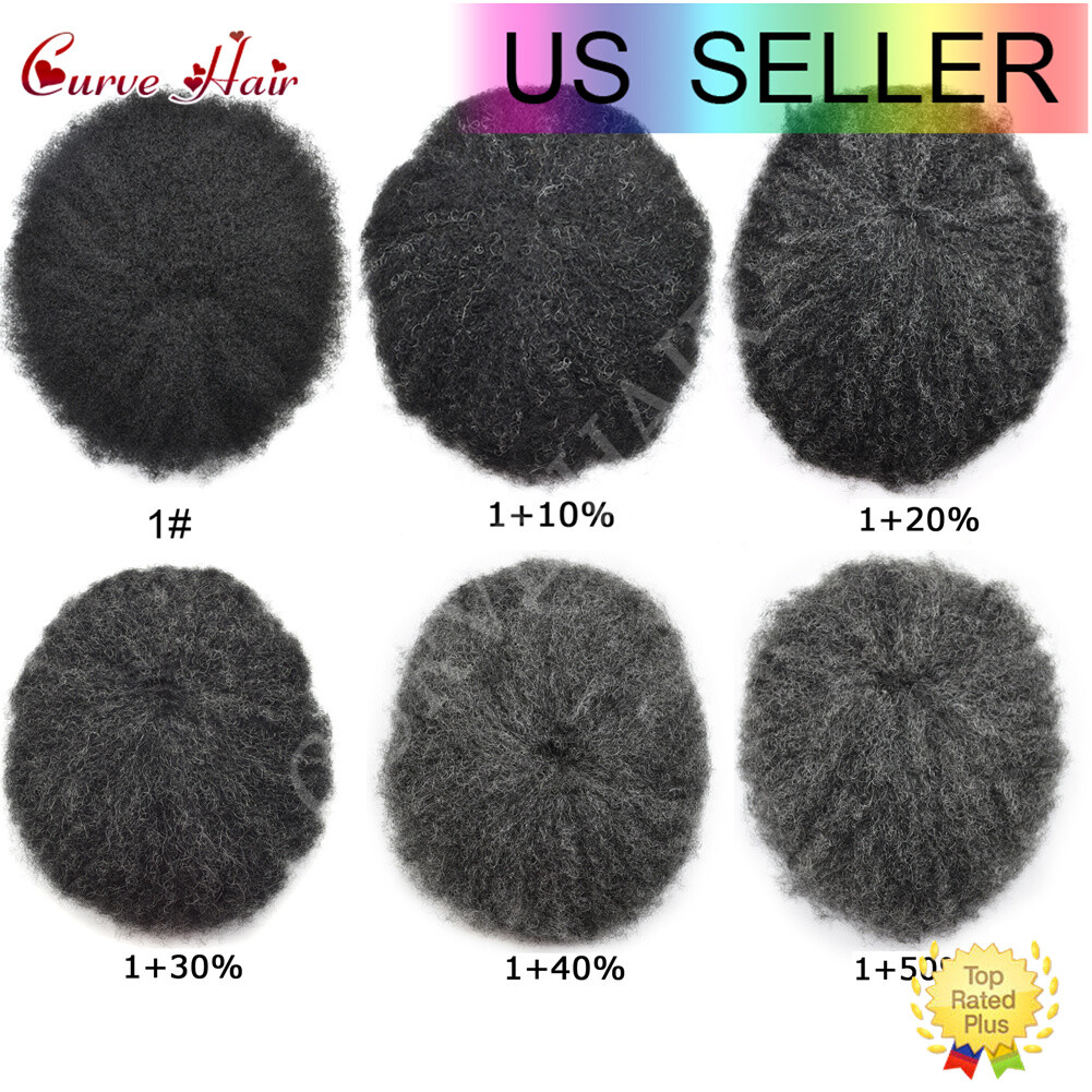 Custom mens toupee Hairpieces French Lace Mono Skin Replacement System Afro Unit