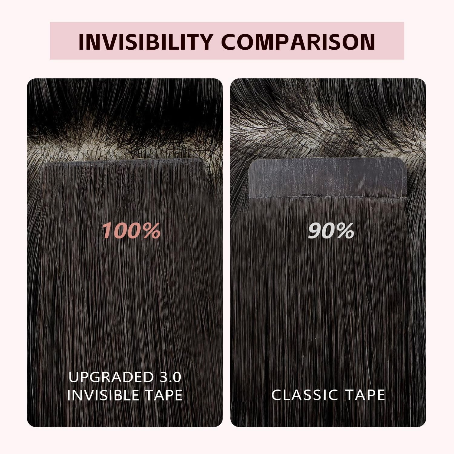 Sweetmet Injection Tape in Hair Extensions Human Hair 3rd-Generation Pro3.0#2 Da