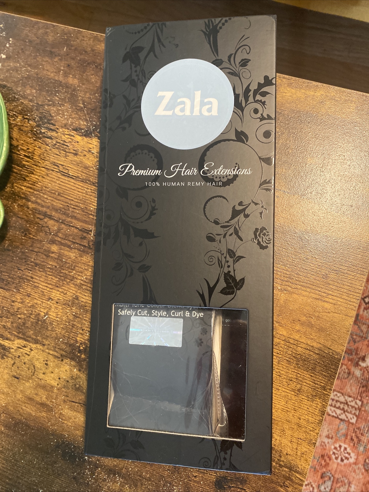Zala 100% human hair extensions blonde clip in tape in or ponytail NIB