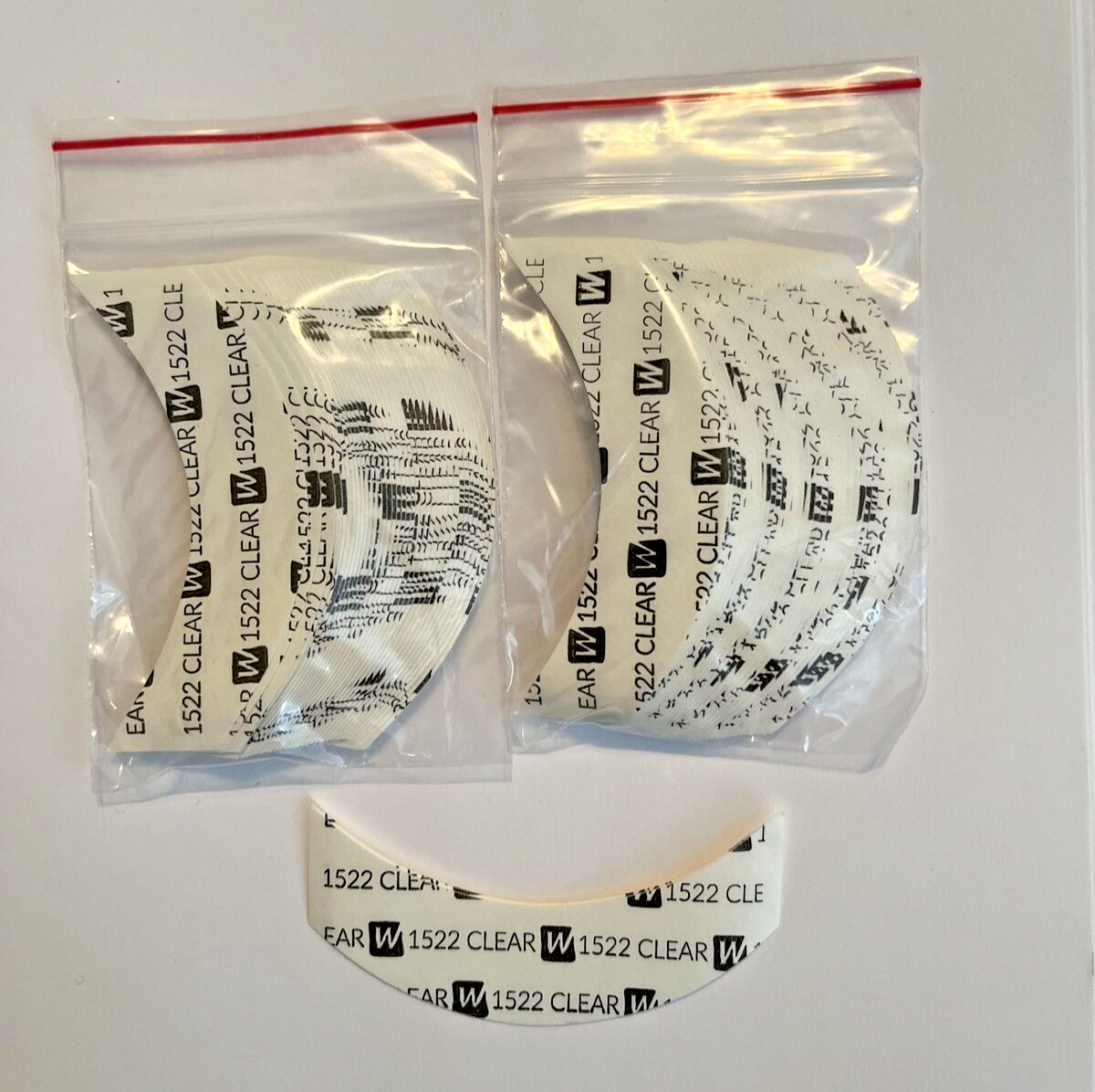 Walker 3M 1522 Hairpiece Tape 72 Pc CC Contour Toupee 2 -Packs- Poly Wig System.