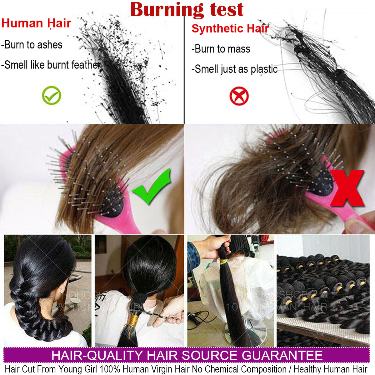 100% Real Soft Double Weft Clip In Remy Human Hair Extensions Full Head Thick US