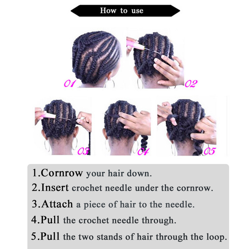 Afro Kinky Bulk Hair Extensions Braiding Bundle Twist Curly Braids 11 inch Short