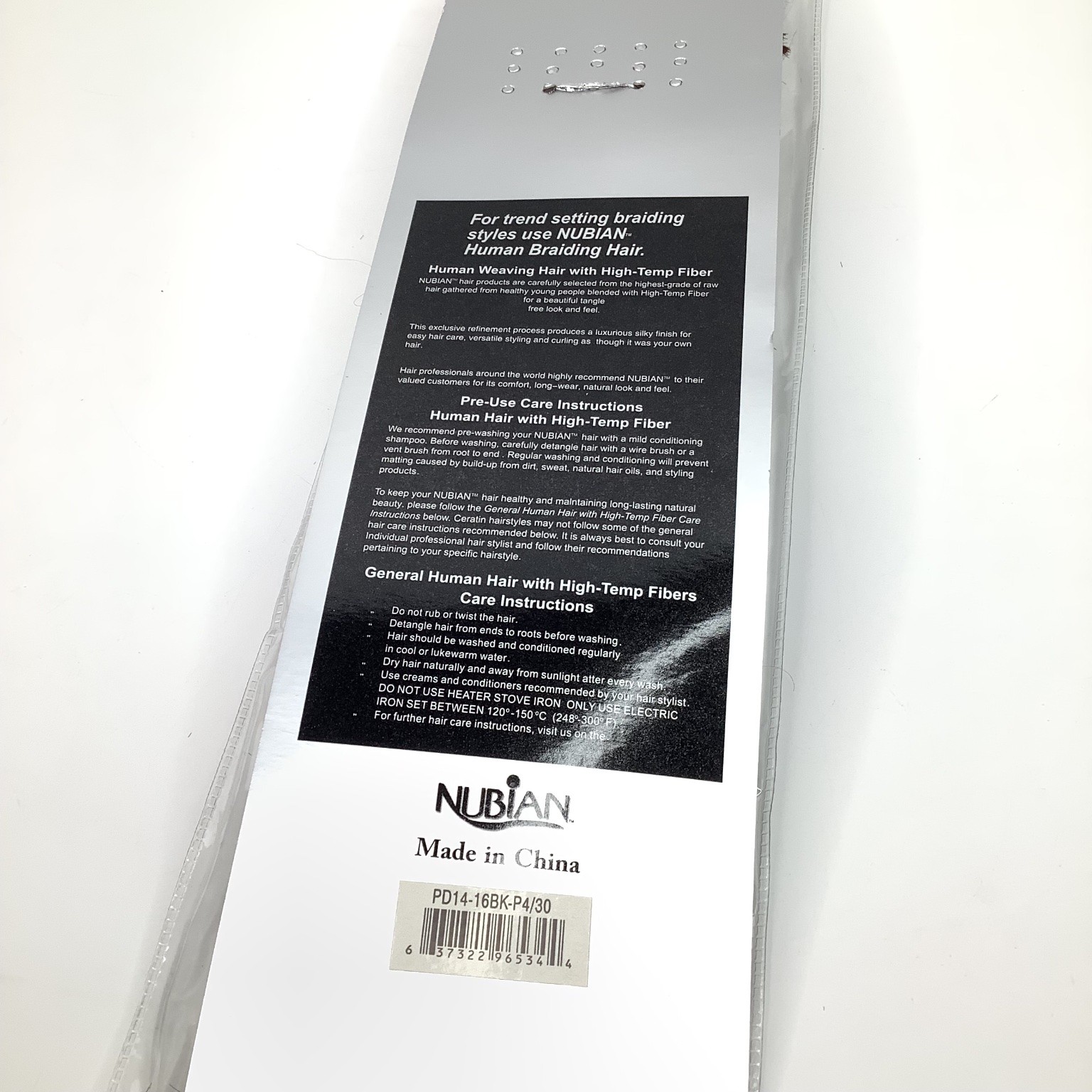 NUBIAN Premium Human Hair Extensions Deep Bulk 14″-16″ P4/30